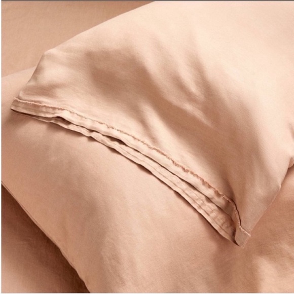 NWT Queen 100% Linen Sheet Set Adobe Clay - Casaluna - Picture 5 of 5